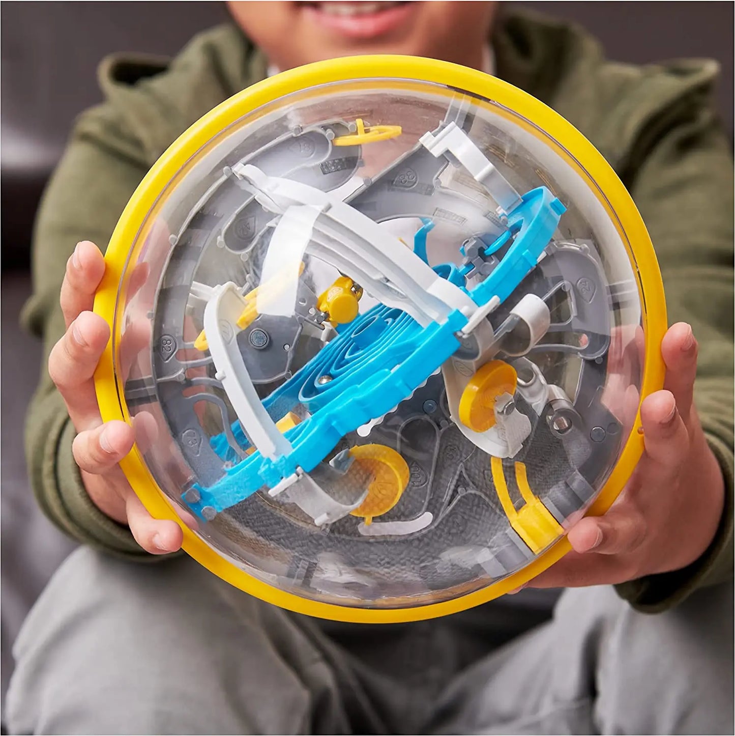 3D Puzzle Ball Maze Toy – Kids Obstacle Challenge Labyrinth Game, Montessori Balance & Brain Training Toy