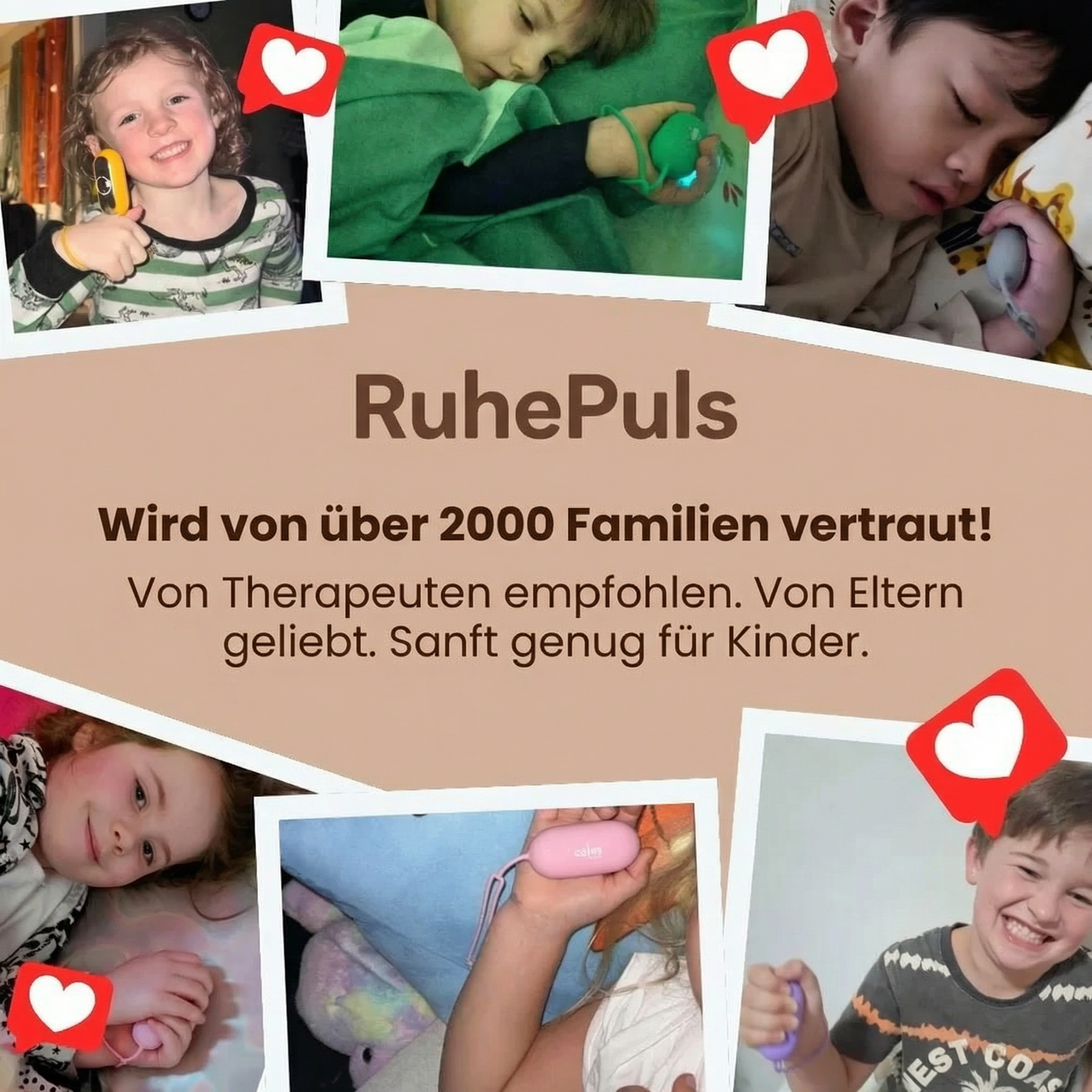 RuhePuls™ – Einschlafen & Entspannen per Knopfdruck